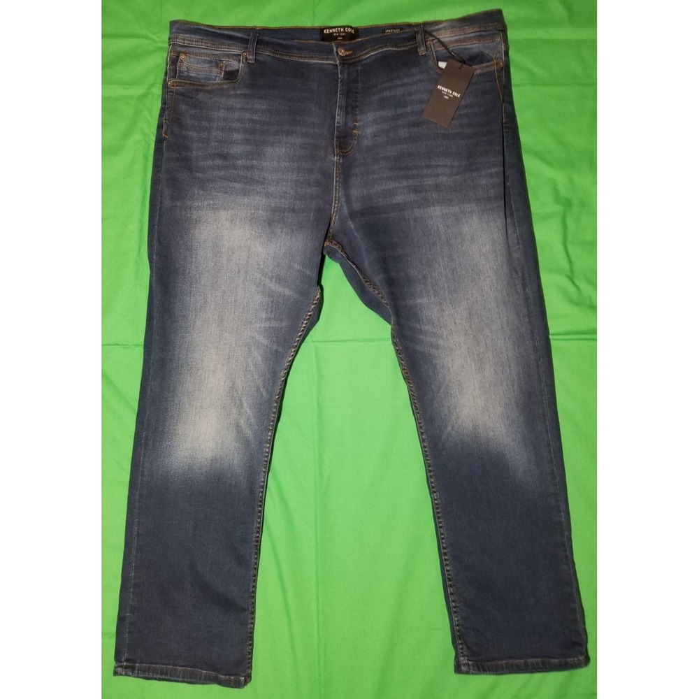 Kenneth Cole New York Mens 46X30 Athletic Fit Jeans Stretch Retro Streetwear NWT